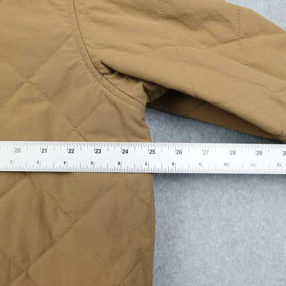 The North Face Sherpa Lined Cuchillo Quilted Jacket Mens XL Brown Hoodie Utility